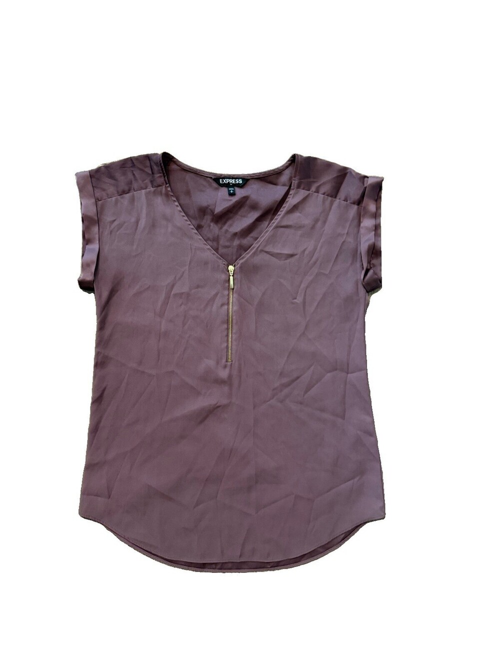 Business Casual Blouse | Women’s | Express | Small | Short Sleeve | Maroon
